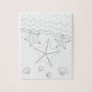 Starfish Adult Colouring Puzzle
