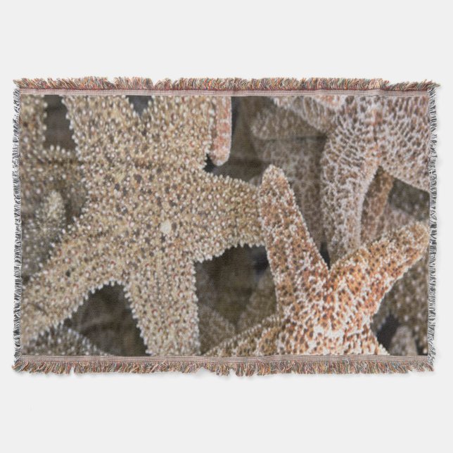 Starfish all around throw blanket (Front)