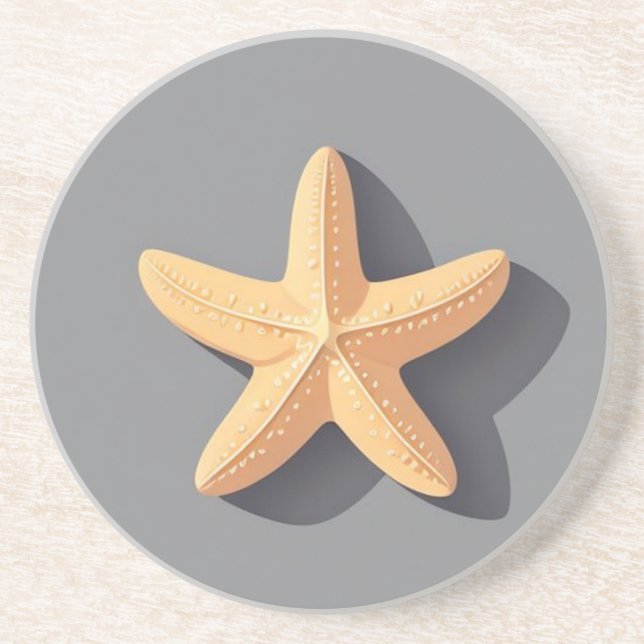 Starfish and Its Shadow Coaster (Front)