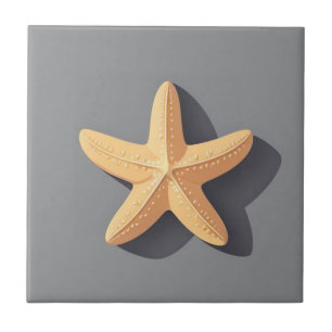 Starfish and Its Shadow Tile