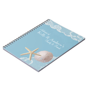Starfish and Lace Beach Notebook