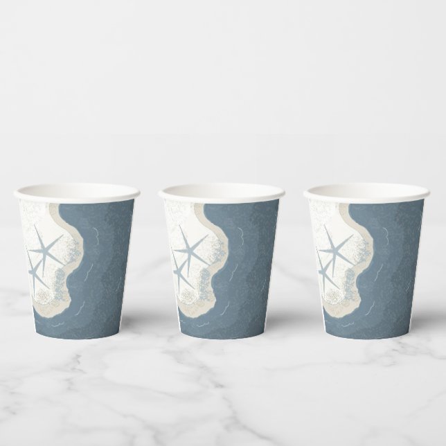 Starfish and Ocean Paper Cups (Multi)