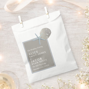 Starfish and Sand Dollar - Beach Wedding Favour Bags