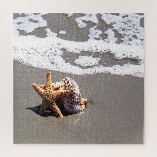 Starfish And Shell Jigsaw Puzzle (Vertical)