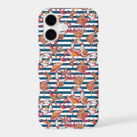 Starfish And Stripes Pattern