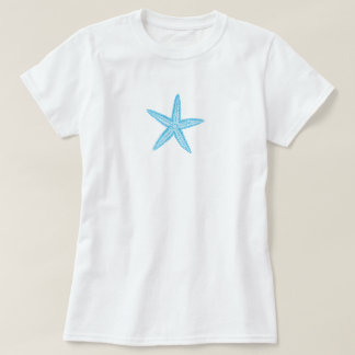 Starfish Aqua Blue T-Shirt