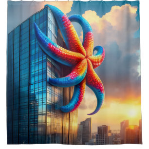 Starfish Art Shower Curtain