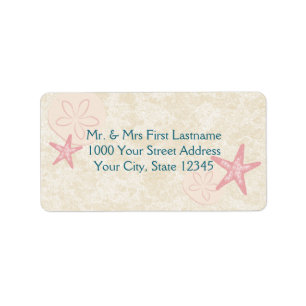 Starfish Beach Address Label