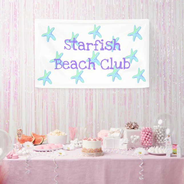 Starfish Beach Club Banner (Party)
