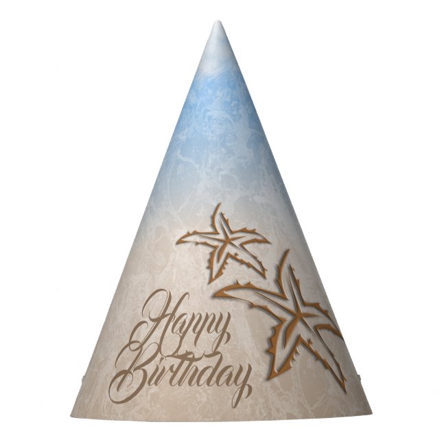 Starfish Beach Party Hat (Front)
