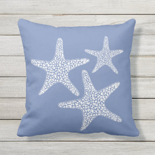 Starfish beach summer nautical design cushion