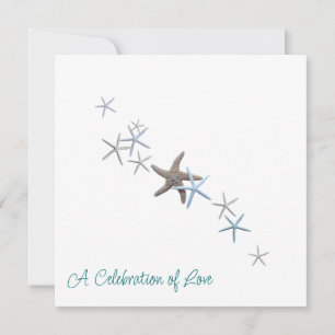 Starfish Beach Wedding Invitations
