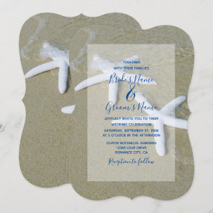 Starfish Beach Wedding Invitations