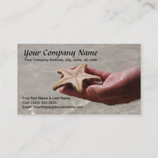 Starfish Business Card Template