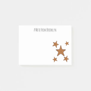 Starfish cartoon illustration post-it notes