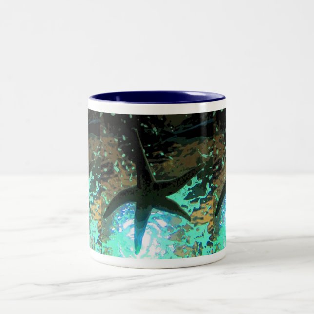 Starfish CB Two-Tone Coffee Mug (Center)