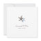 Starfish Couple Beach Wedding Square Invitations