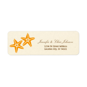 Starfish Couple Summer Beach Wedding