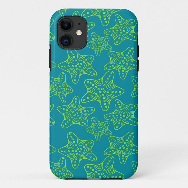 Starfish Crowd Pattern Case-Mate iPhone Case (Back)