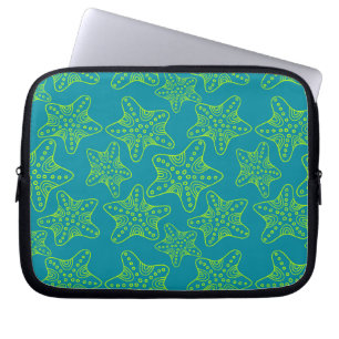 Starfish Crowd Pattern Laptop Sleeve
