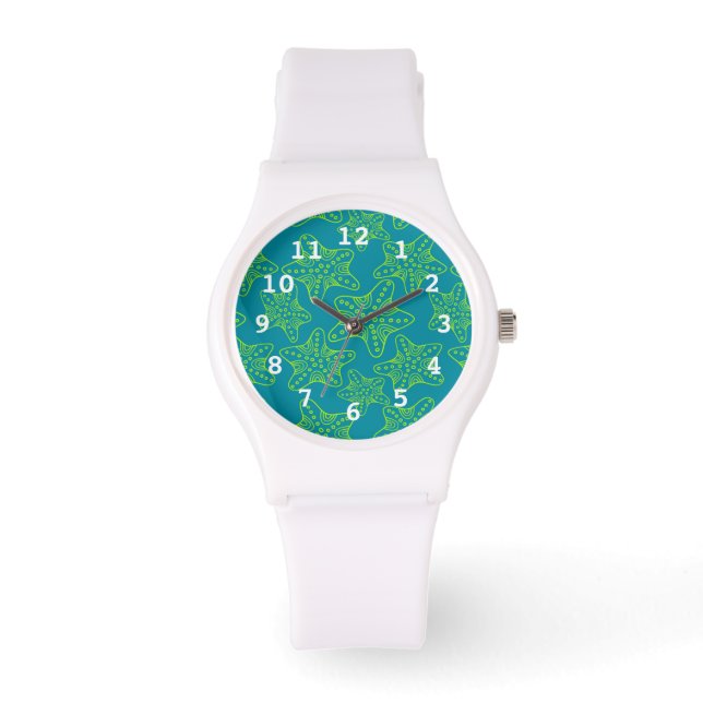 Starfish Crowd Pattern Watch (Front)