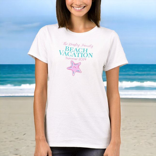 Starfish Custom Beach Cruise Reunion Vacation T-Shirt (Creator Uploaded)