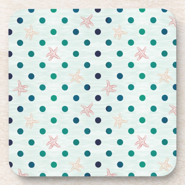 Starfish Dot Dance Coaster (Front)
