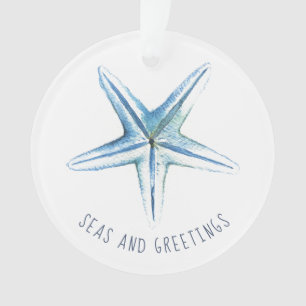 Starfish First Married Christmas Ornament