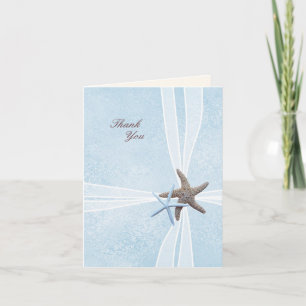 Starfish Gift Box Wedding Thank You Cards