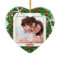Starfish Heart Family Photo Christmas Ornament