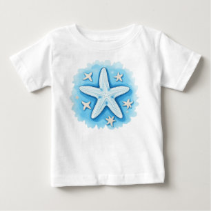 Starfish in Blue Baby T-Shirt
