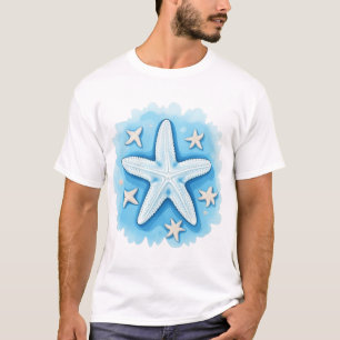 Starfish in Blue T-Shirt