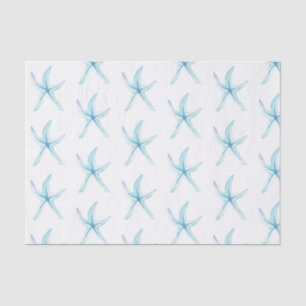 Starfish in pastels tissue paper