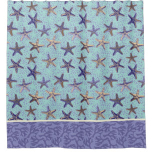 Starfish in the Sand Shower Curtain