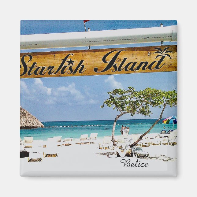 Starfish Island Belise Magnet (Front)
