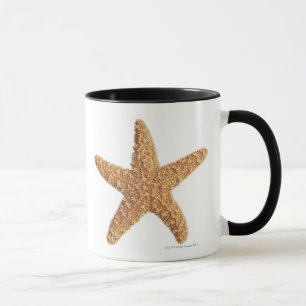 Starfish isolated on white mug