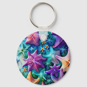 Starfish keychain