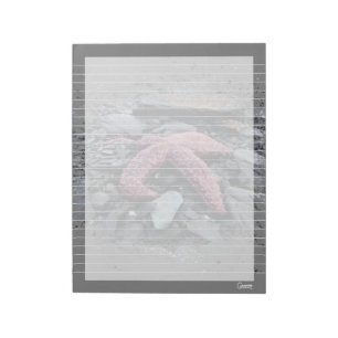 Starfish Lined - 11" x 8.5" Notepad