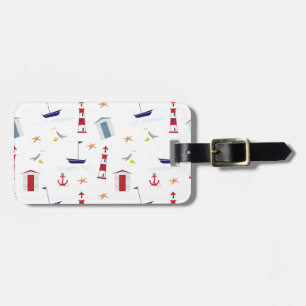 starfish luggage tag