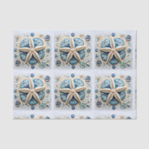 Starfish Nautical Coastal Beach Decoupage Tissue Paper