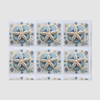 Starfish Nautical Coastal Beach Decoupage Tissue Paper