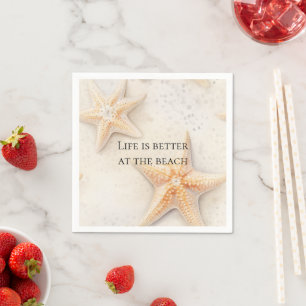 Starfish Ocean Beach Napkin
