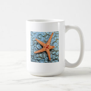 Starfish On A Coral With Polips Coffee Mug