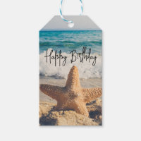 Starfish on a Sandy Beach Photograph Birthday