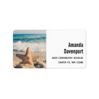 Starfish on a Sandy Beach Photograph