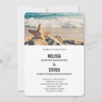 Starfish on a Sandy Beach Photograph Wedding