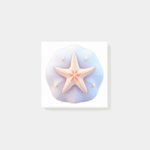 Starfish on a Unique-Shaped Stone Post-it Notes