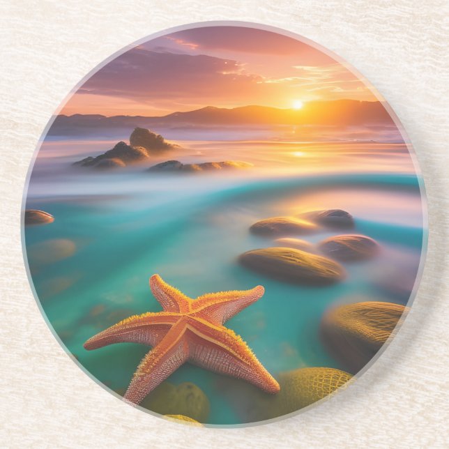 Starfish on beach at Dawn Coaster (Front)