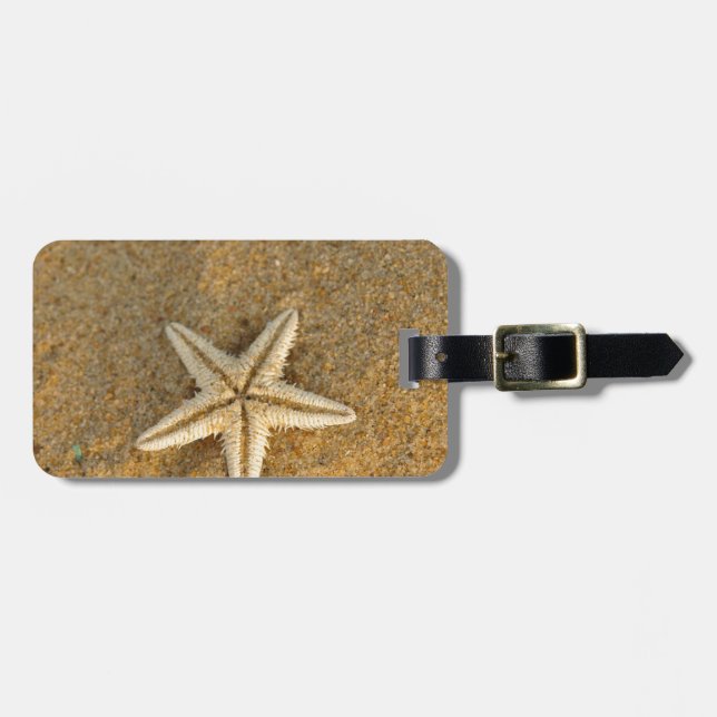 Starfish On Sand Luggage Tag (Front Horizontal)