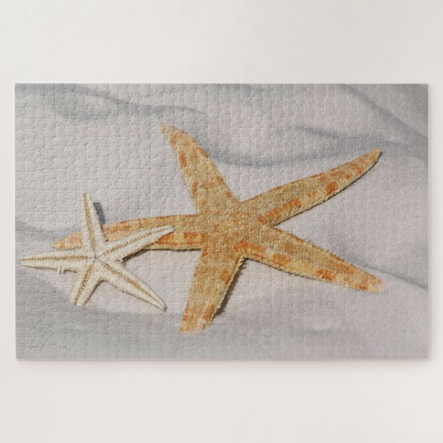 Starfish on the beach jigsaw puzzle (Horizontal)